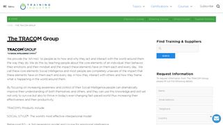 The TRACOM Group - The Training Directory - Training Industry