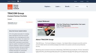 TRACOM Group - Human Capital Institute