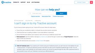 I can't sign in to my Tractive account. – Tractive Help Center