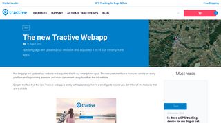 The new Tractive Webapp - Tractive Blog - dogtracker, safety for your pet