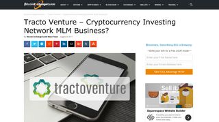 Tracto Venture – Cryptocurrency Investing Network MLM Business?