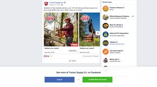 Neighbor's Club rewards earners, your... - Tractor Supply Co. | Facebook