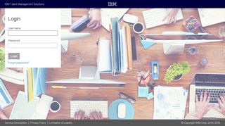 Login | IBM Talent Management Solutions