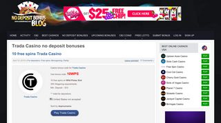 Trada Casino no deposit bonus codes