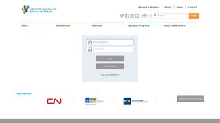 Login - Greater Vancouver Board of Trade