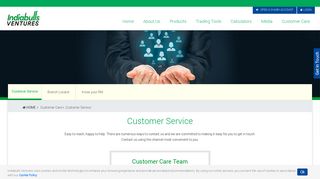 Online Trading Customer Service | Customer Care - Indiabulls Ventures