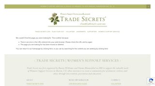 User account - Trade Secrets