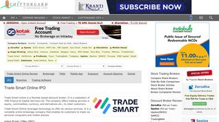 Trade Smart Online IPO - Chittorgarh