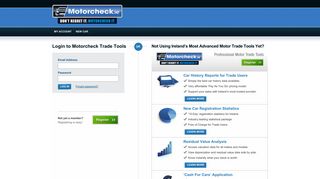 Log In - Motorcheck.ie Trade Tools