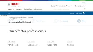 Bosch Professional: Bosch power tools