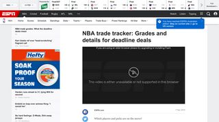 NBA trade tracker - Players, picks, grades and details for every deal
