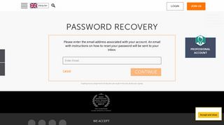 Password Recovery - Trade360