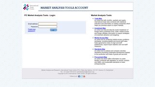 Market Analysis Tools Accounts - Login