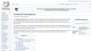 Trademark Clearinghouse - Wikipedia