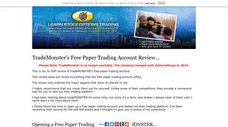 TradeMonster's Free Paper Trading Account Review
