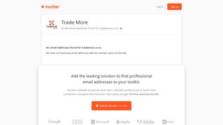 Trade More - email addresses & email format • Hunter - Hunter.io