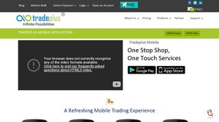 Tradeplus - Mobile|Online Trading App|Support|Online IPO
