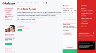 Free Demo Access - Trader's Way
