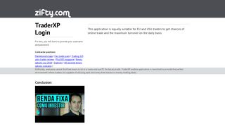 TraderXP Login – Login to your Trader XP account
