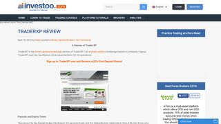 TraderXP Review - Claim a 25% Bonus! - Investoo.com