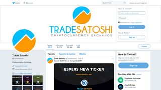 Trade Satoshi (@TradeSatoshi) | Twitter