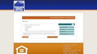 Tradesmen Community CU Online Banking