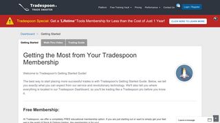 Getting Started - Tradespoon
