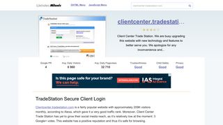 tradestation client login