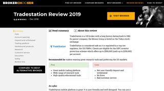 Tradestation Review 2019 - Pros and Cons Uncovered - Brokerchooser