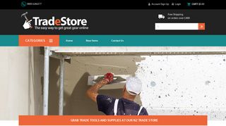 NZ Trade Store Tools and Supplies Online - Tradestore
