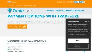 Payment Options | Tradesure Insurance
