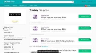 Tradesy Coupons & Promo Codes 2019: $50 off + Free Shipping