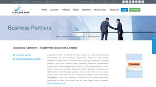 Tradewell Securities – Vivekam