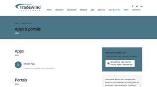 Apps & portals - Tradewind Australia