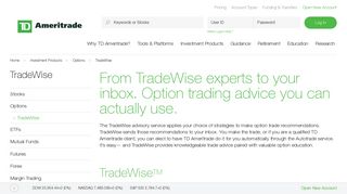TradeWise Trading Strategies | TD Ameritrade