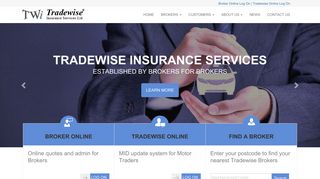 Tradewise Insurance Services Motor Trade Insurance Specialists