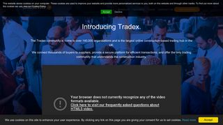 Tradex - The largest online construction-based trading hub in the UK