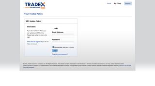 My Policy - Tradex Insurance