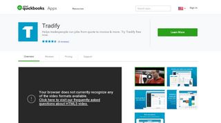 Tradify | QuickBooks App Store