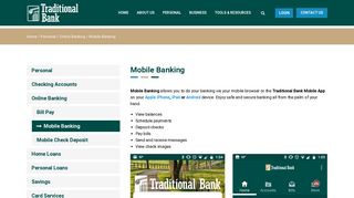 Mobile Banking | Traditional Bank