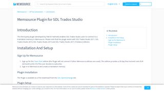 Memsource Plugin for SDL Trados Studio – Memsource