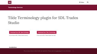 Tilde Terminology plugin for SDL Trados Studio | tilde.com