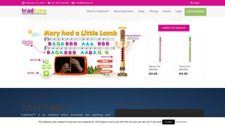 Tradtime™ Innovative Whiteboard Learning - Tin Whistle Lessons