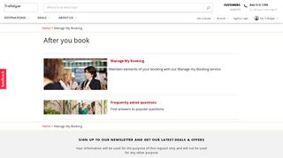 Manage My Booking | Trafalgar US