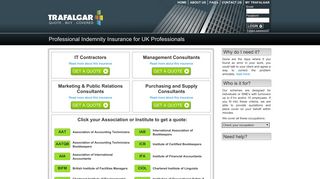 Professional Indemnity Insurance from Trafalgar Insurance