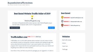 Traffic Ad Bar - Buy Website Traffic Reviews