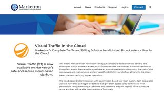 Visual Traffic in the Cloud - Marketron Broadcast Solutions