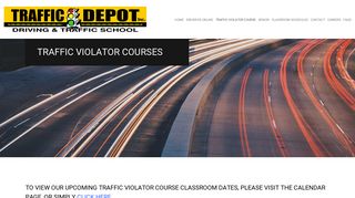 Online Traffic Violator Course - Traffic Depot Inc