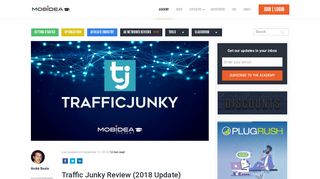 Traffic Junky Review (2018 Update) - Mobidea
