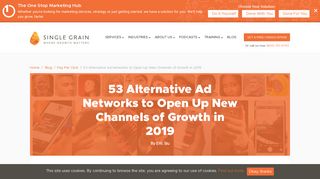 53 Ad Networks that Will Open Up New Channels of Growth in 2018
